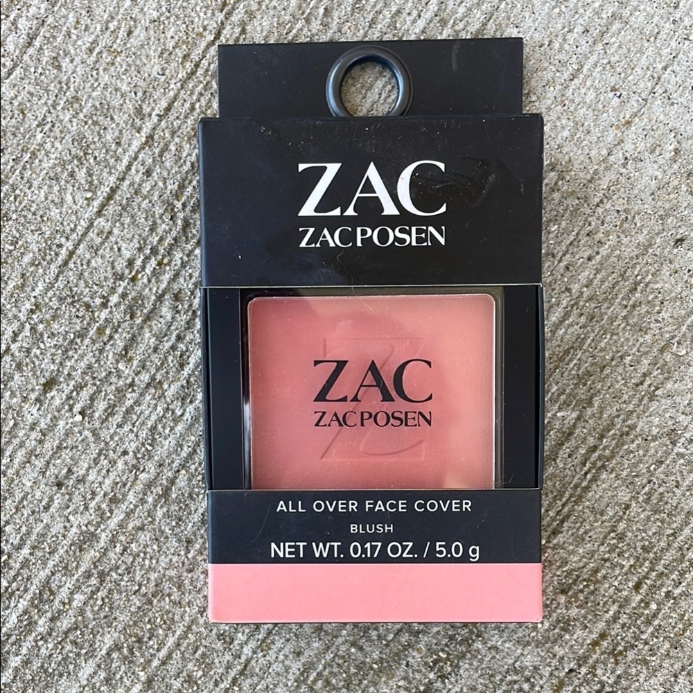 ZAC Zac Posen All Over Face Cover Blush NWT Pink Rosy Luxury .17 oz